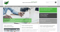 Desktop Screenshot of cvahverzekeringsdienst.nl